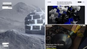 Animated website examples: Igloo Inc., Lusion and Graza