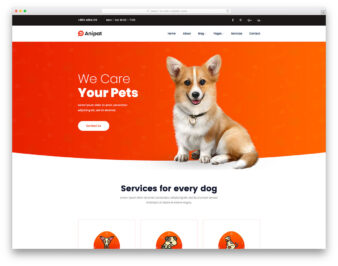 Anipat website template