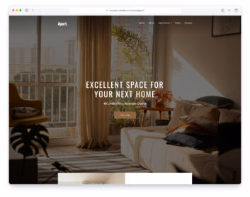 Apart website template