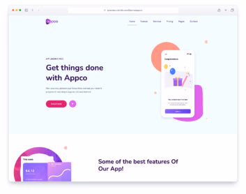 Appco website template