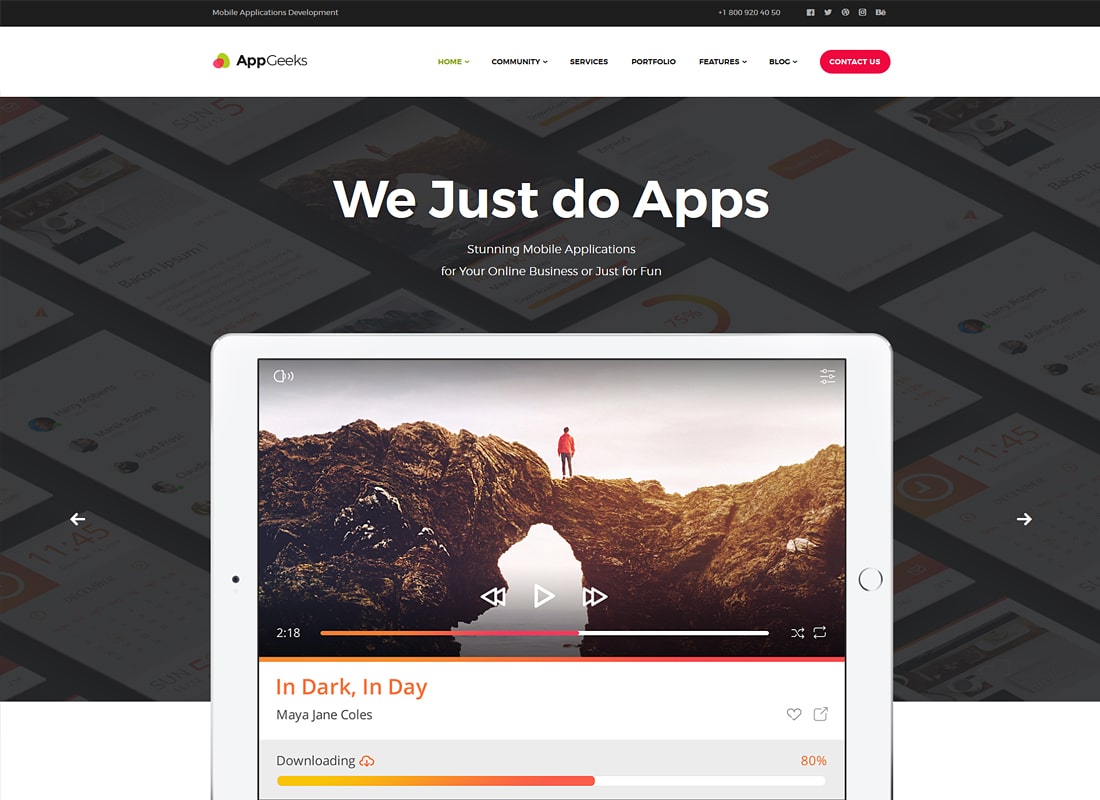 AppGeeks | A Web Studio & Creative Agency WordPress Theme