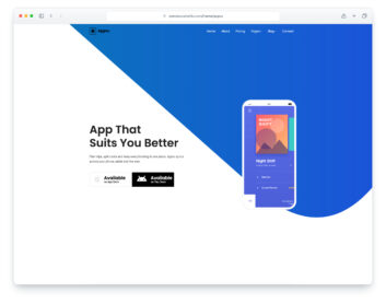 Appru website template