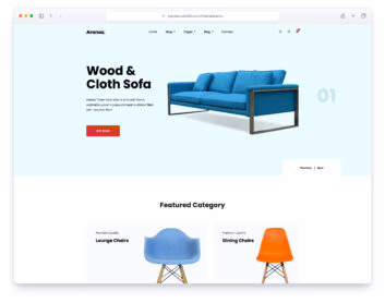 Aranoz website template