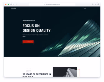 Archi website template