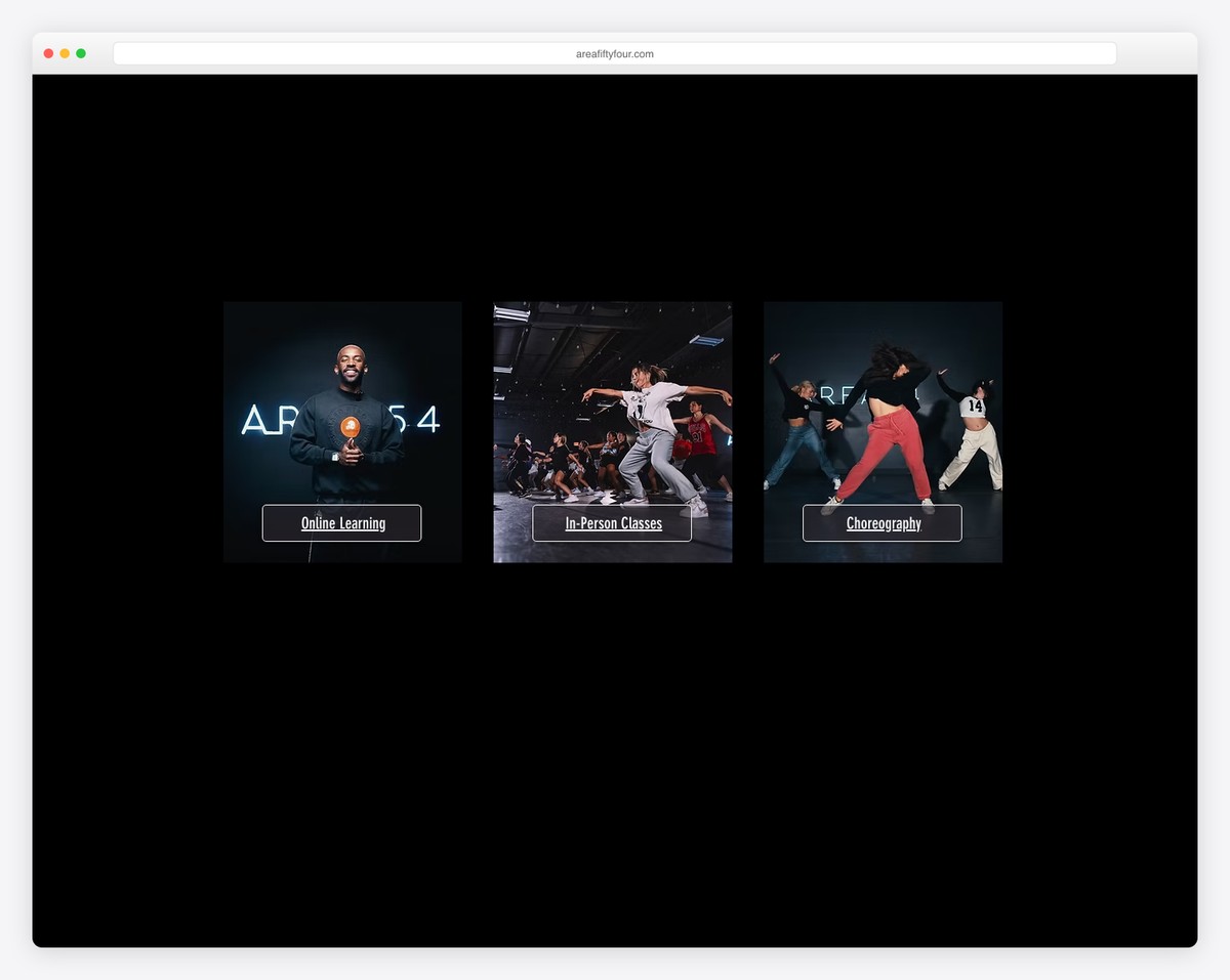 area 54 website example