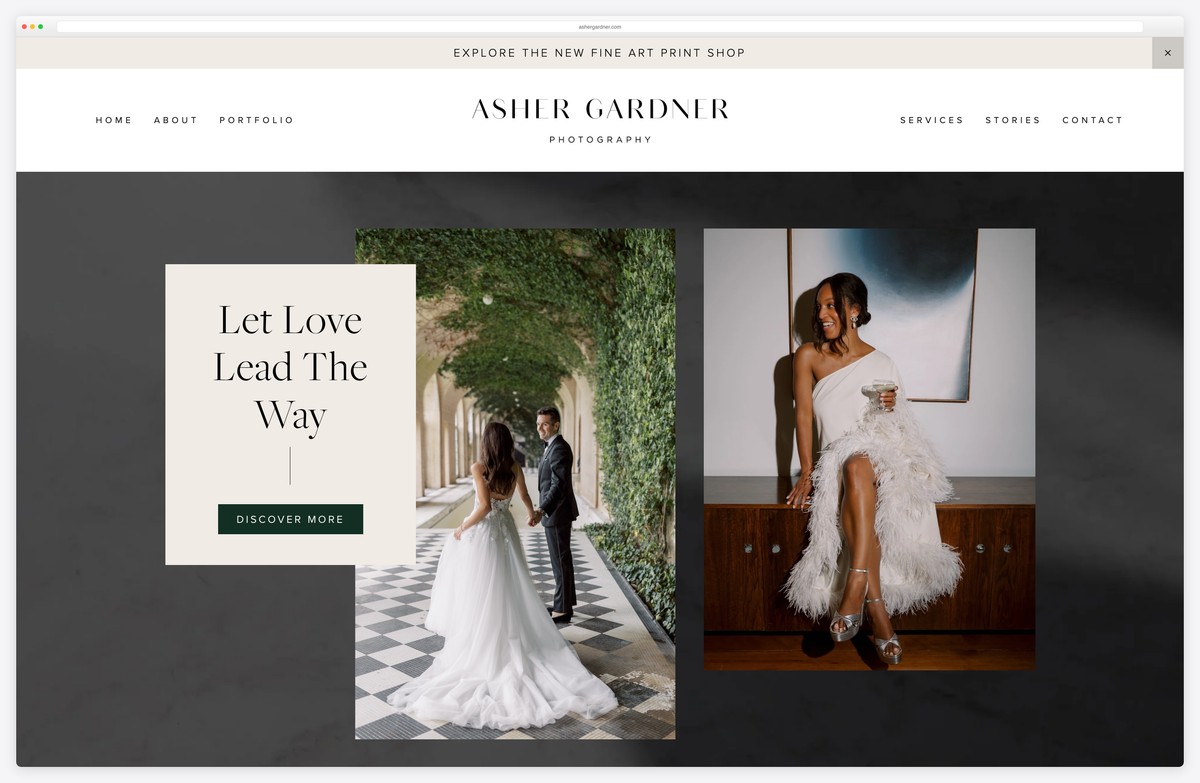 asher gardner new york wedding photographer website example