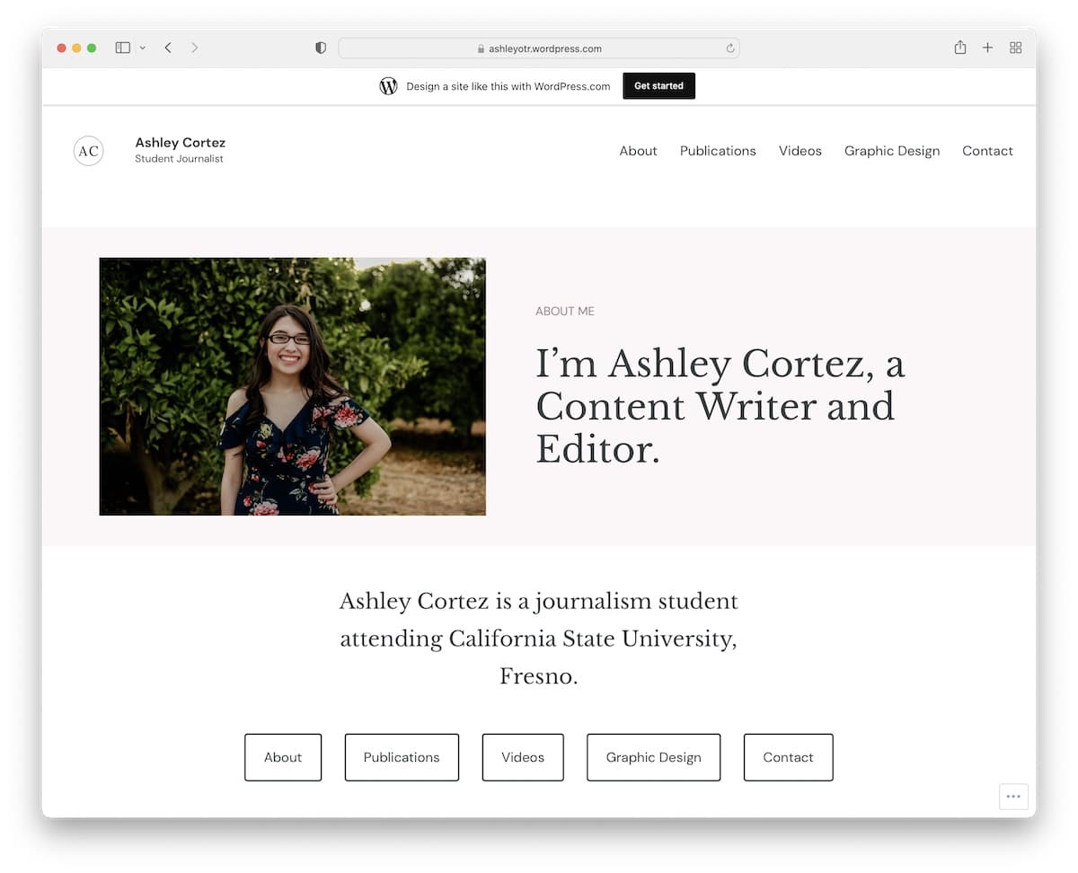 ashley cortez - student, content writer and editor