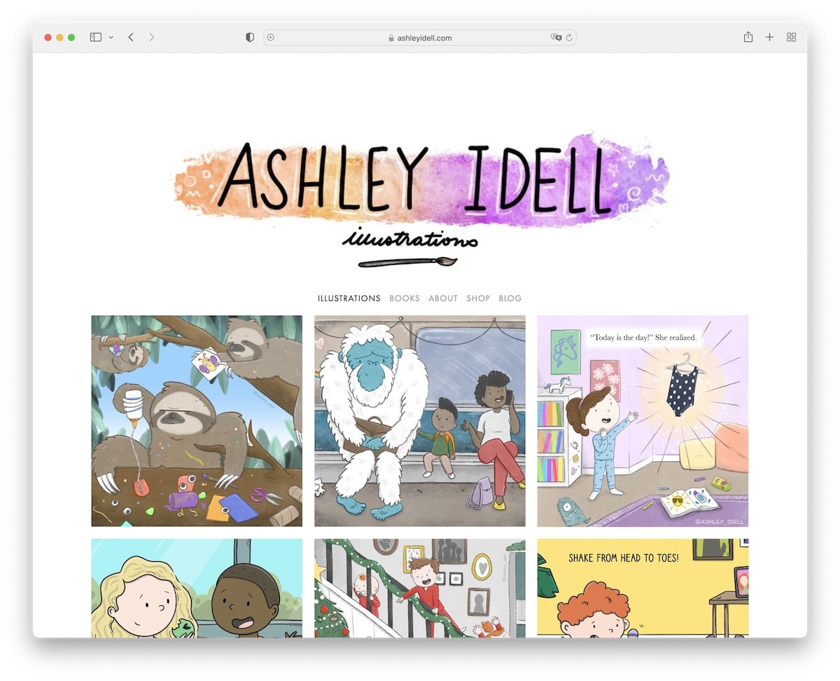 ashley idell illustrator portfolio