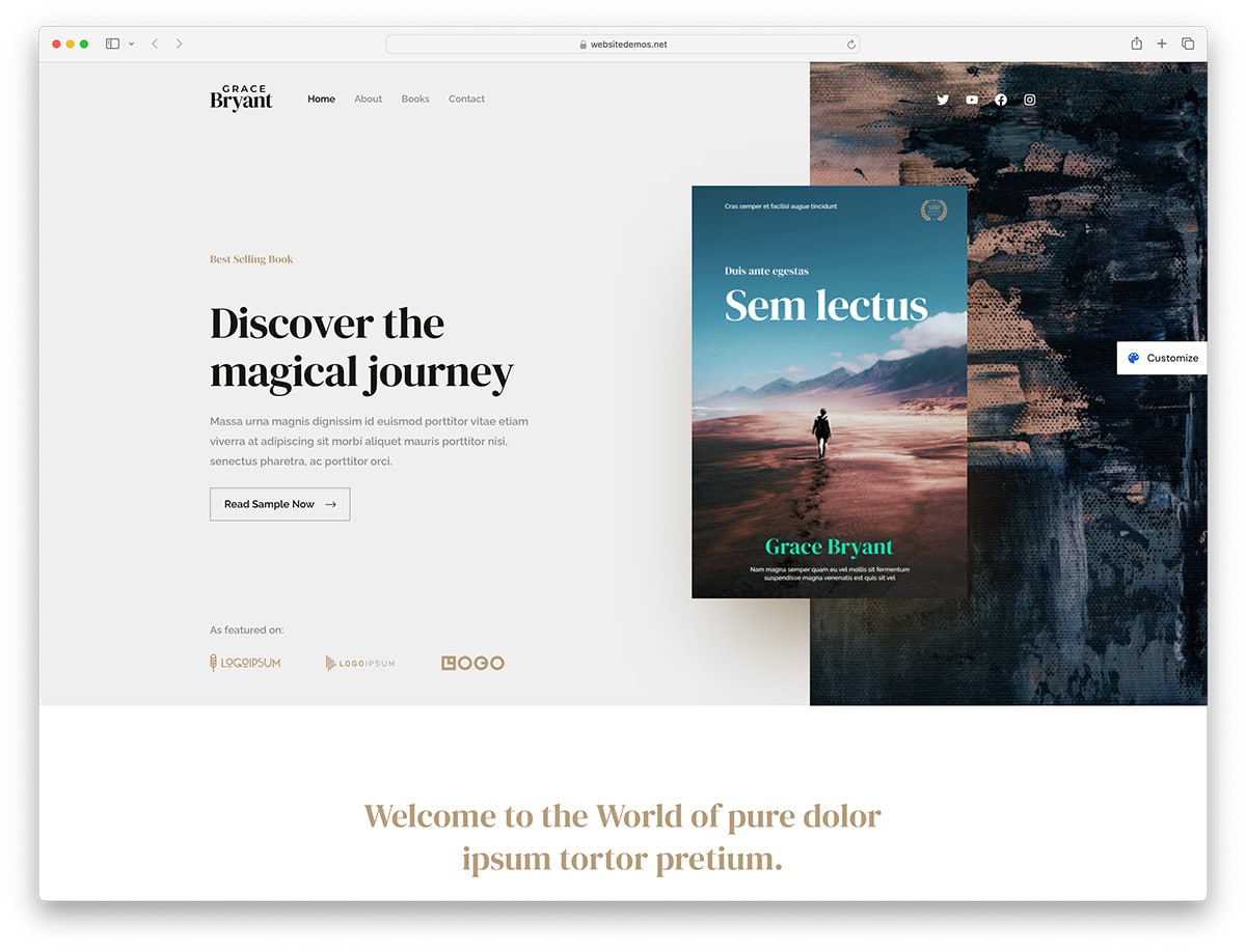 Astra - minimal WordPress theme for blogs and static websites