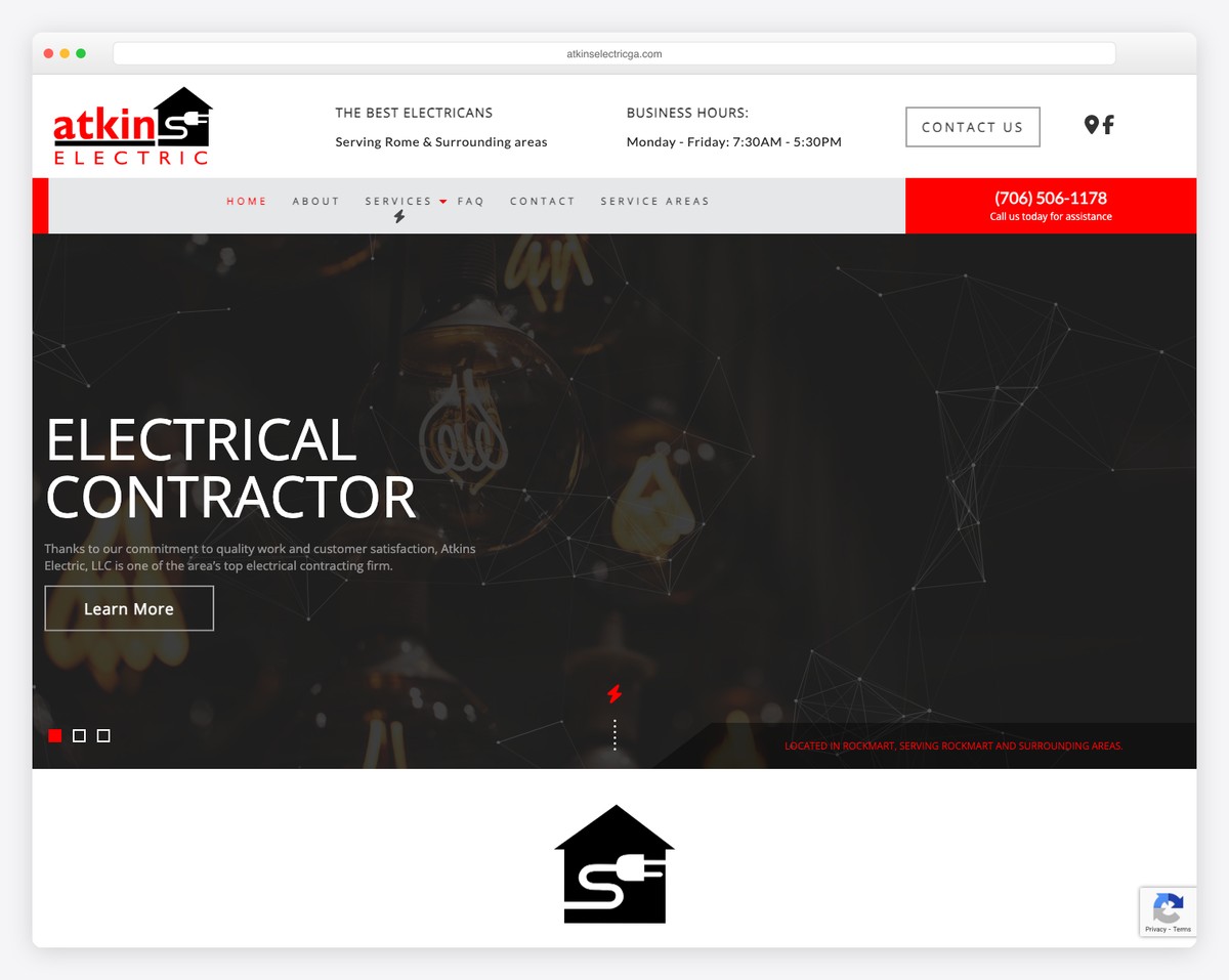 Atkins Electric Website