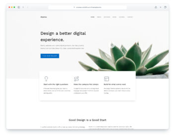 Atomic website template
