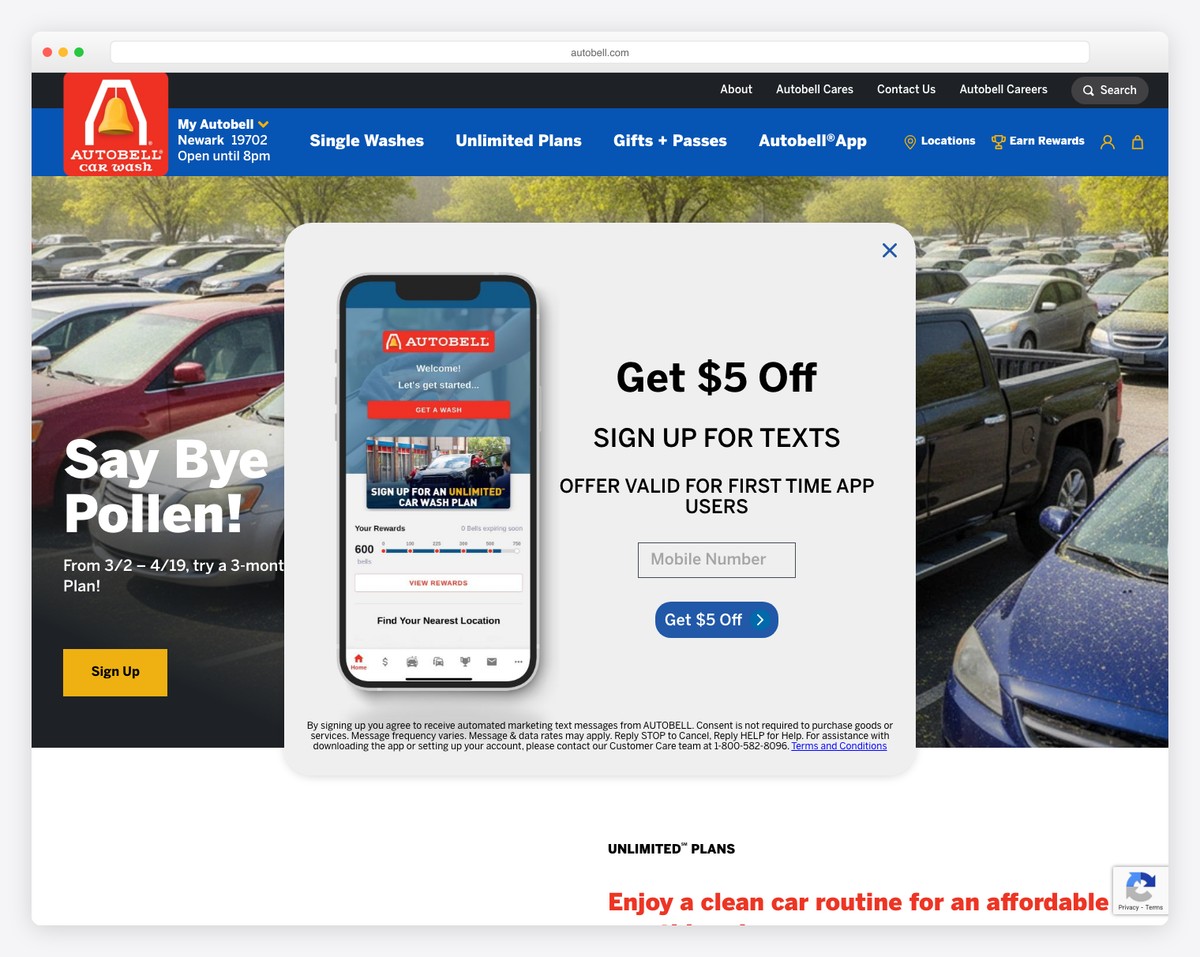 autobell car wash web design