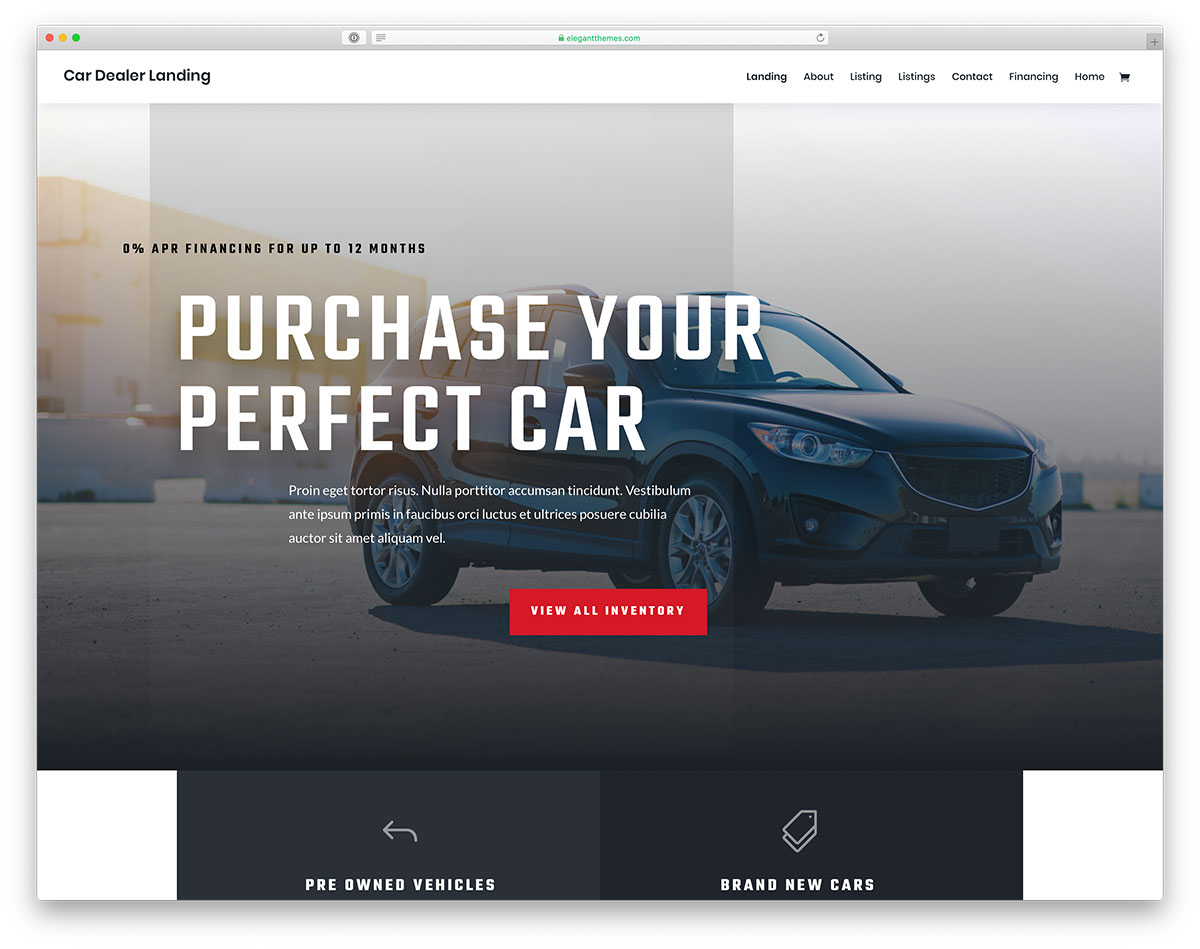 automotive WordPress theme