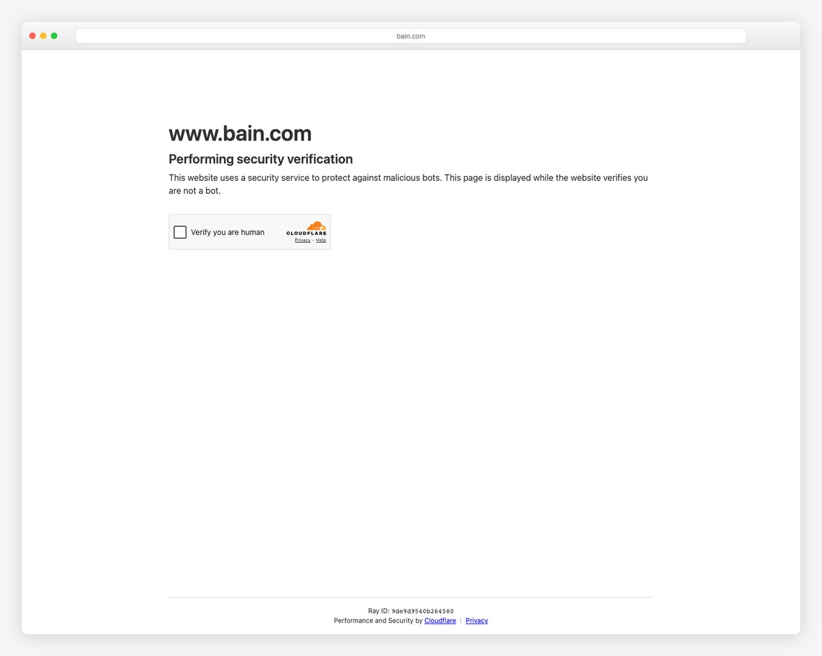 bain and company consulting website