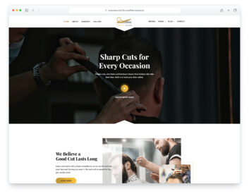 Barcut website template