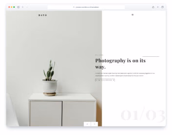Bato website template