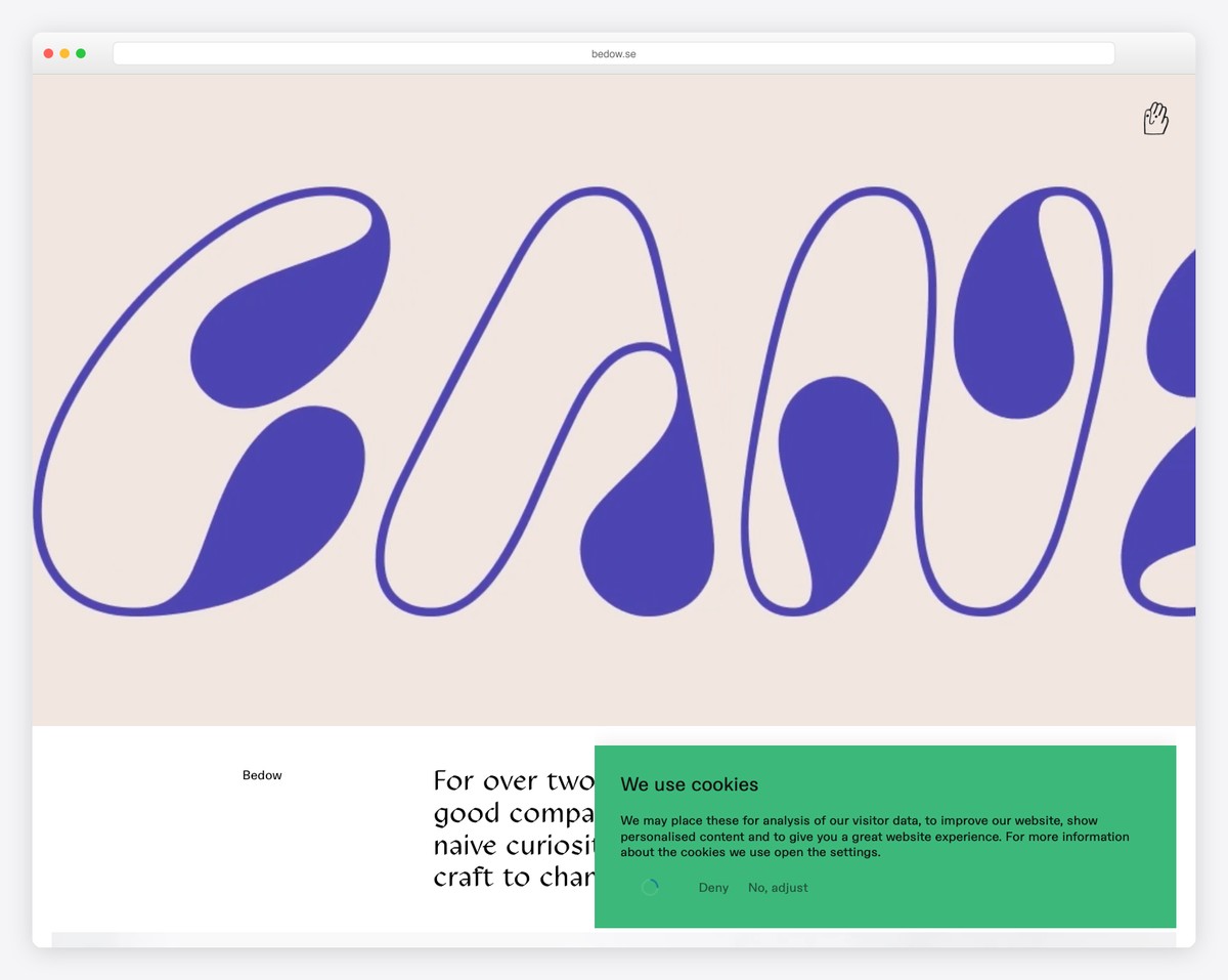 bedow website example