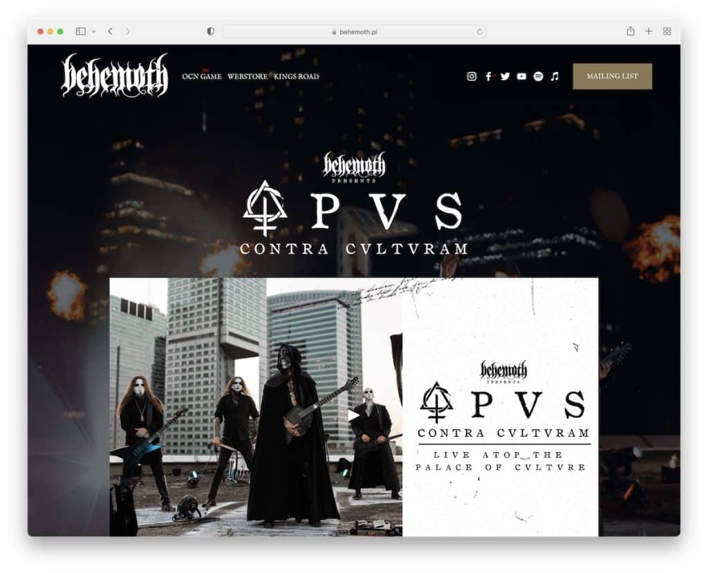 behemoth musician website