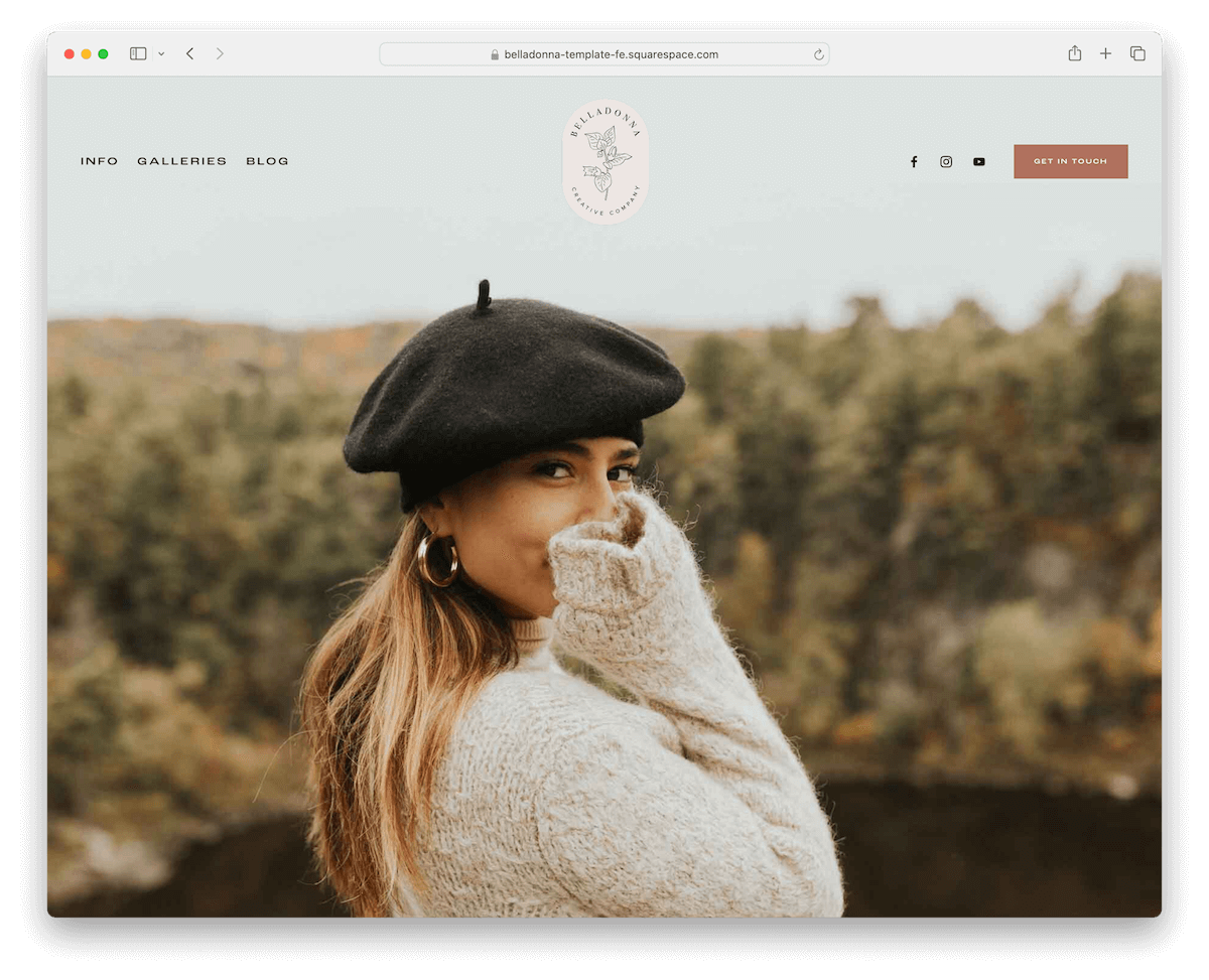 belladonna squarespace therapist template