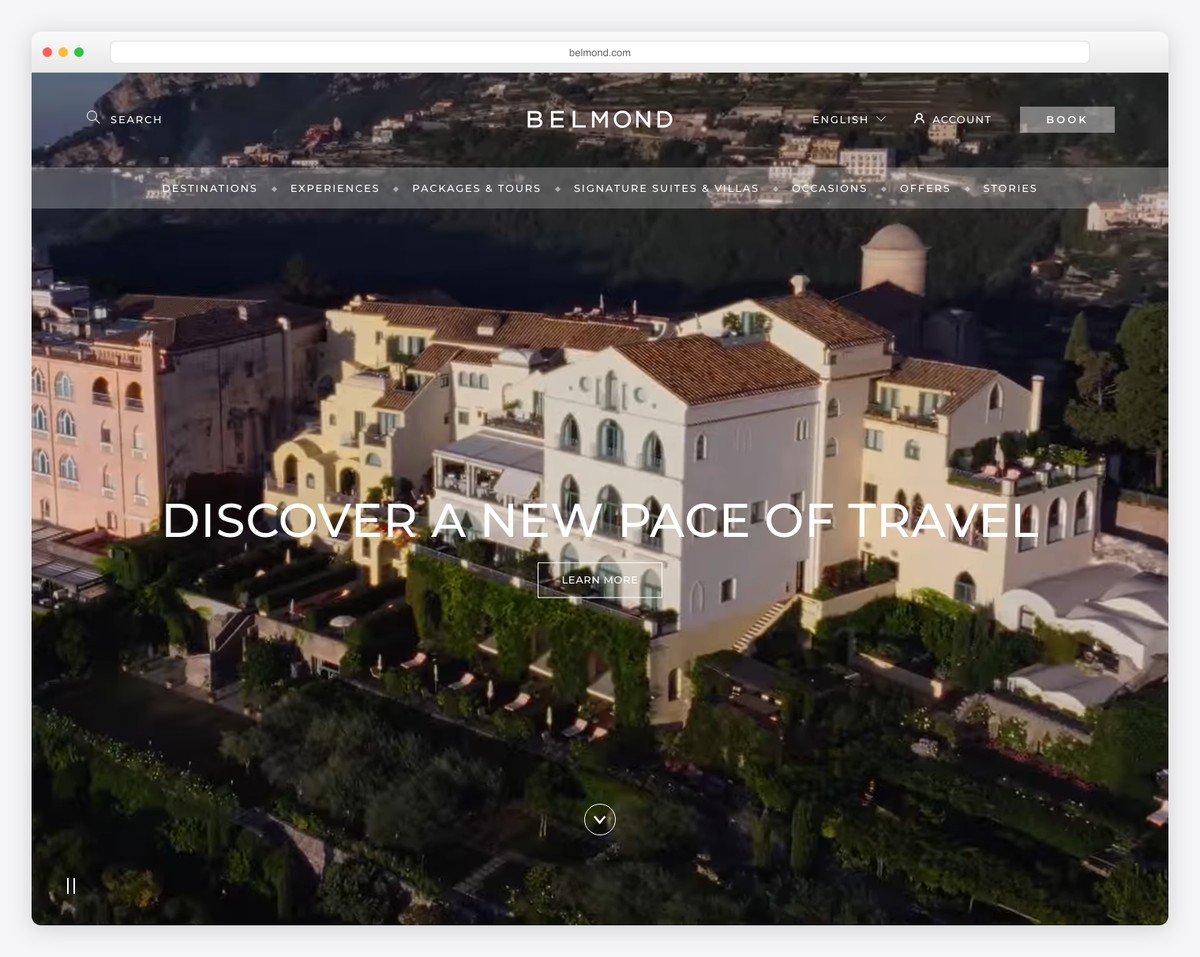 belmond website example