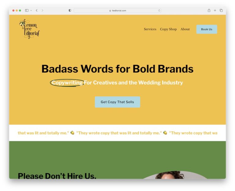 18 Best Copywriter Websites (Examples) 2026