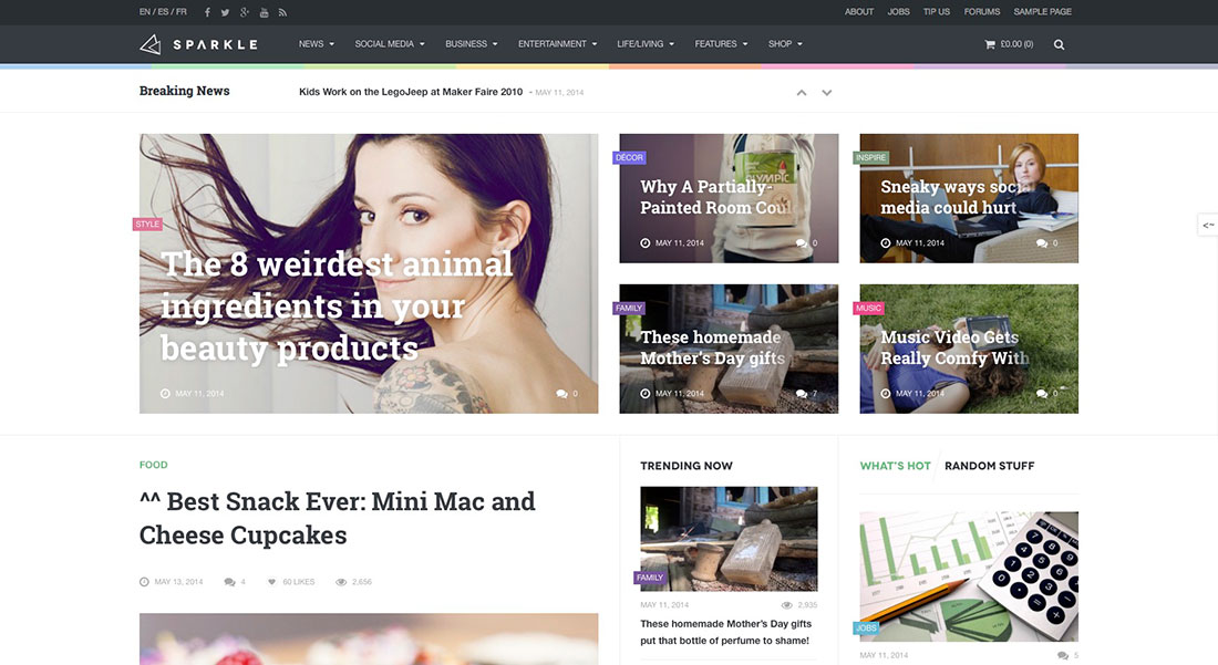 30+ Amazing Magazine WordPress Themes 2015 - Colorlib