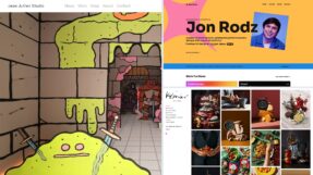 Portfolio website examples: Jean Jullien, Jon Rodz and Eva Kolenko