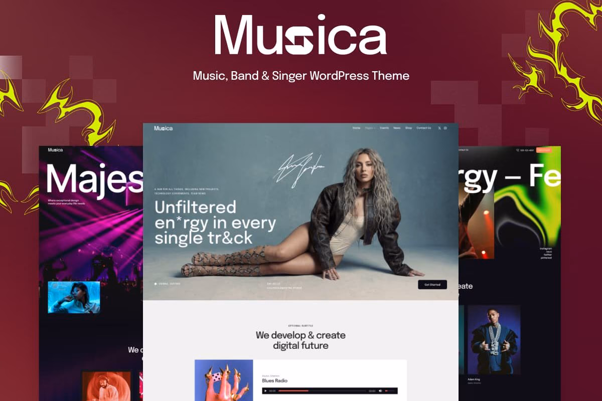 12 Best Singer and Artist WordPress Themes 2026