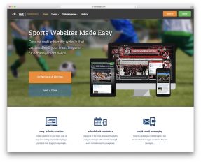sports website builders