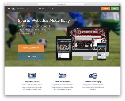 Sports Website Builders