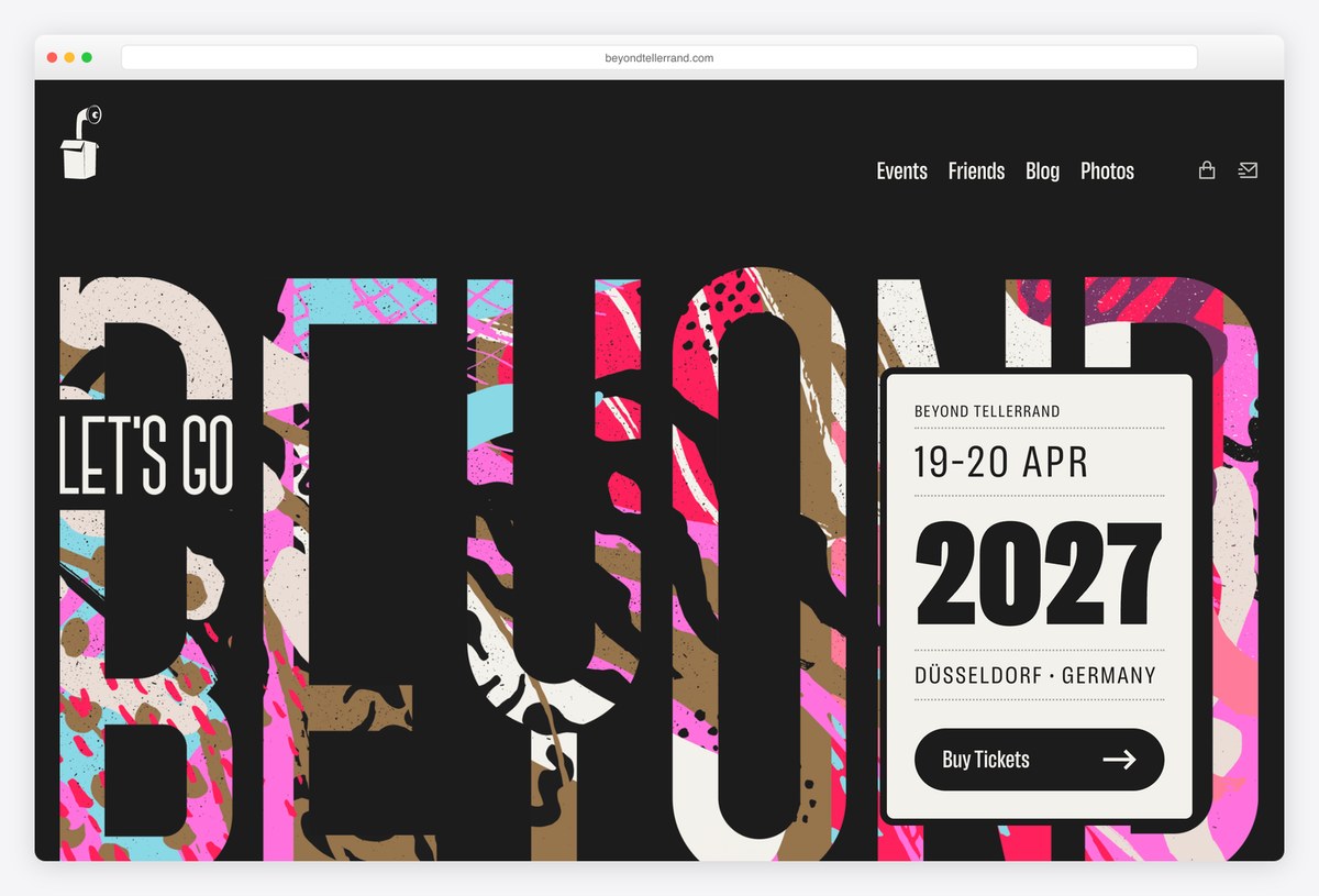beyond tellerrand conference website