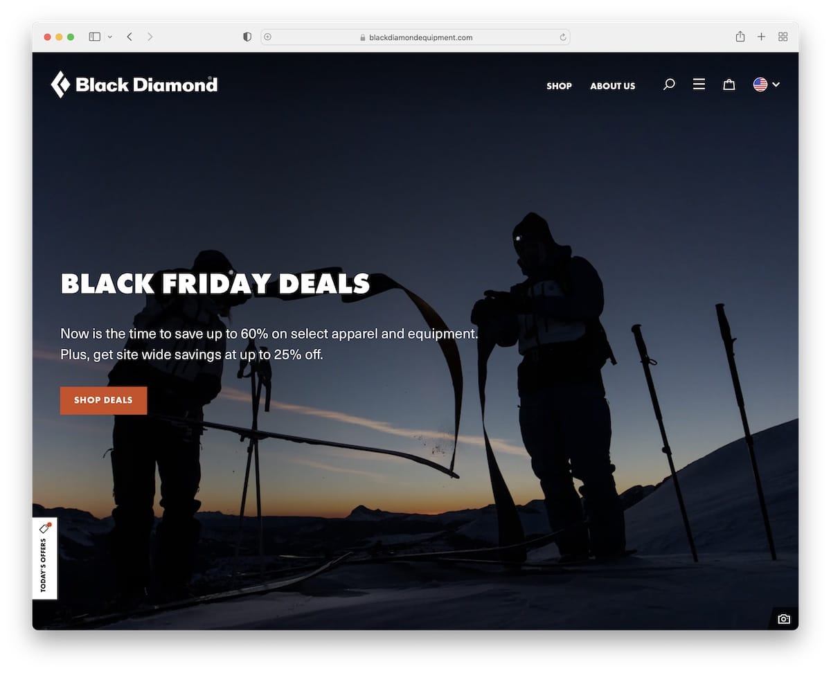black diamond bigcommerce website