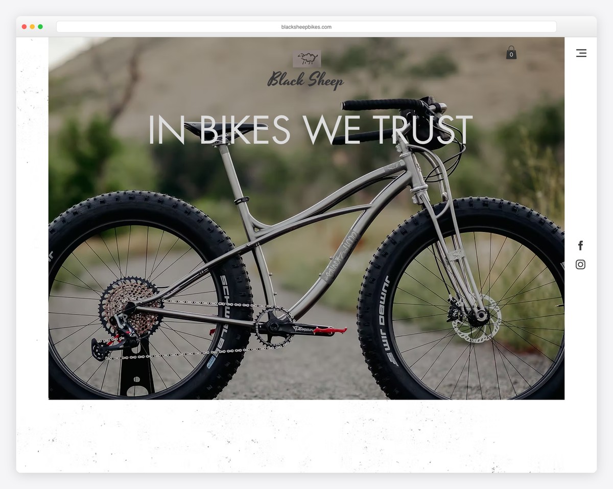 black sheep wix store example