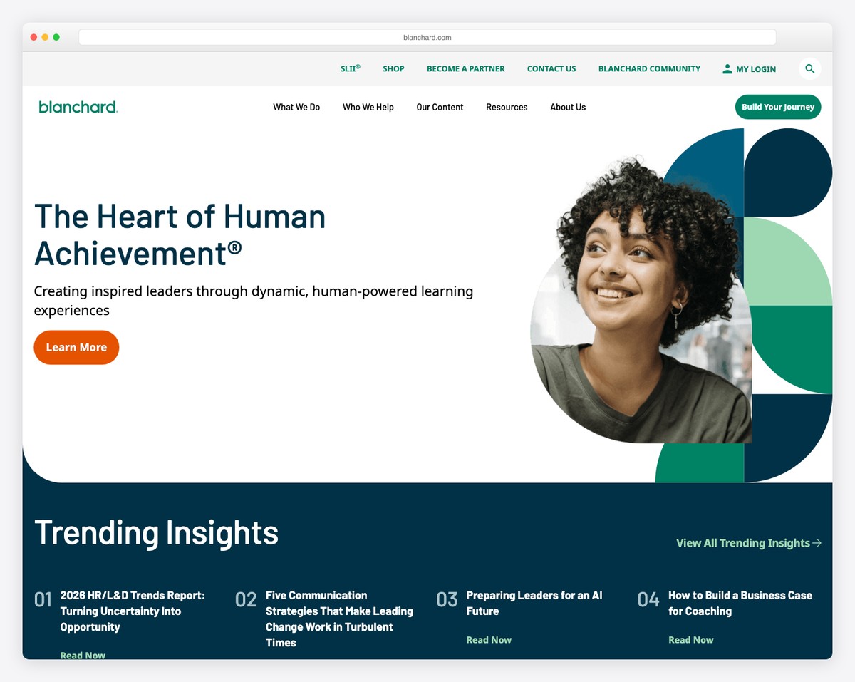 blanchard website example