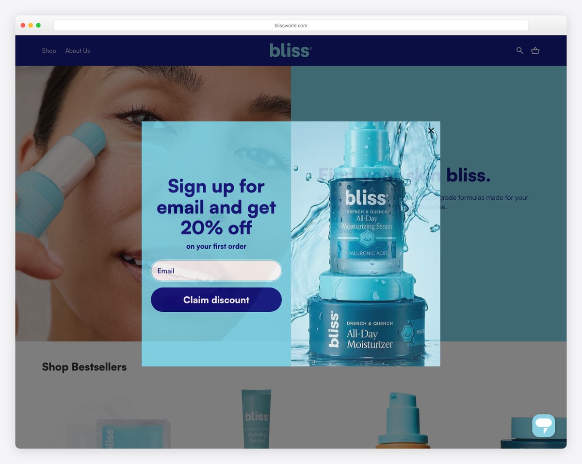 bliss bigcommerce website