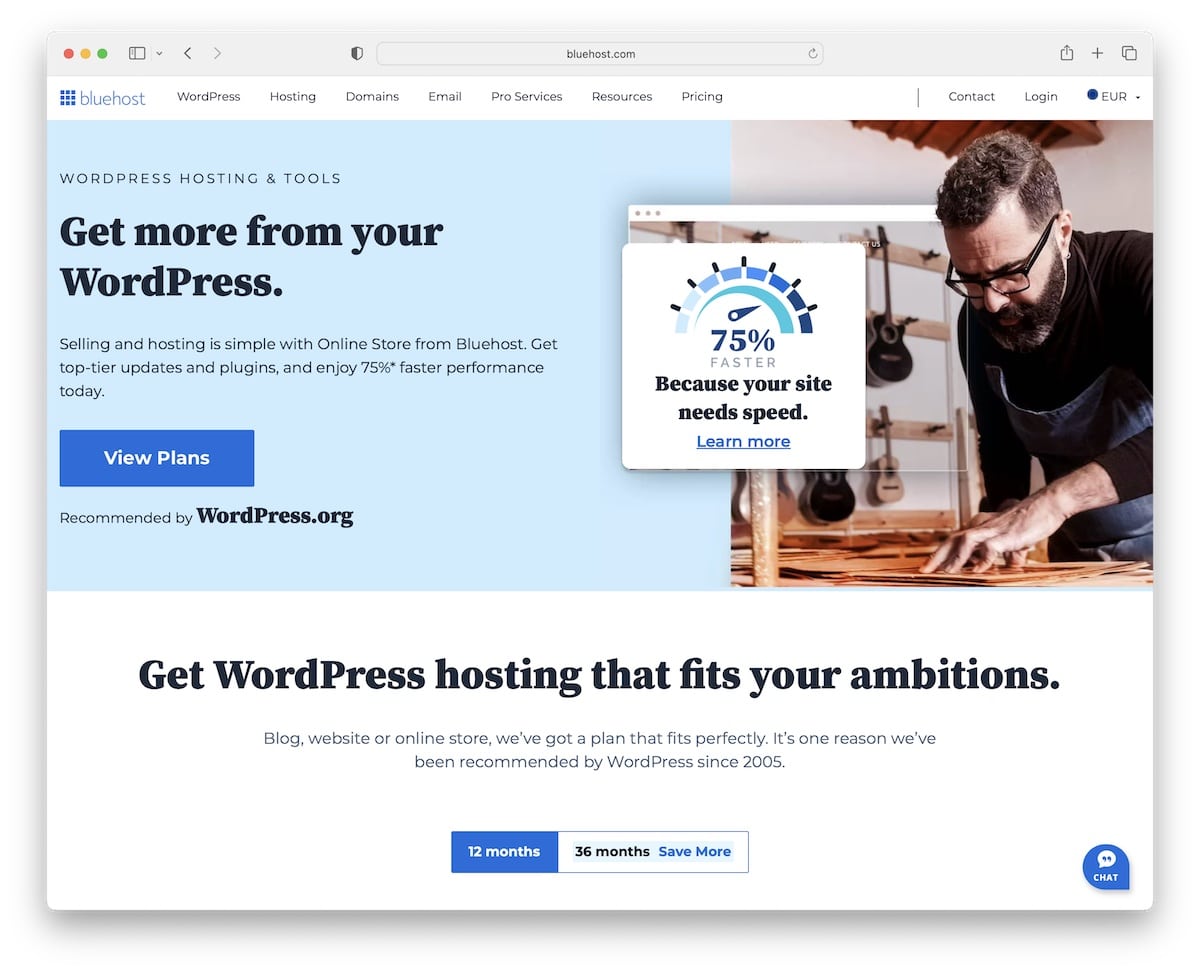 bluehost wordpress hosting in malaysia