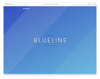 Blueline template preview