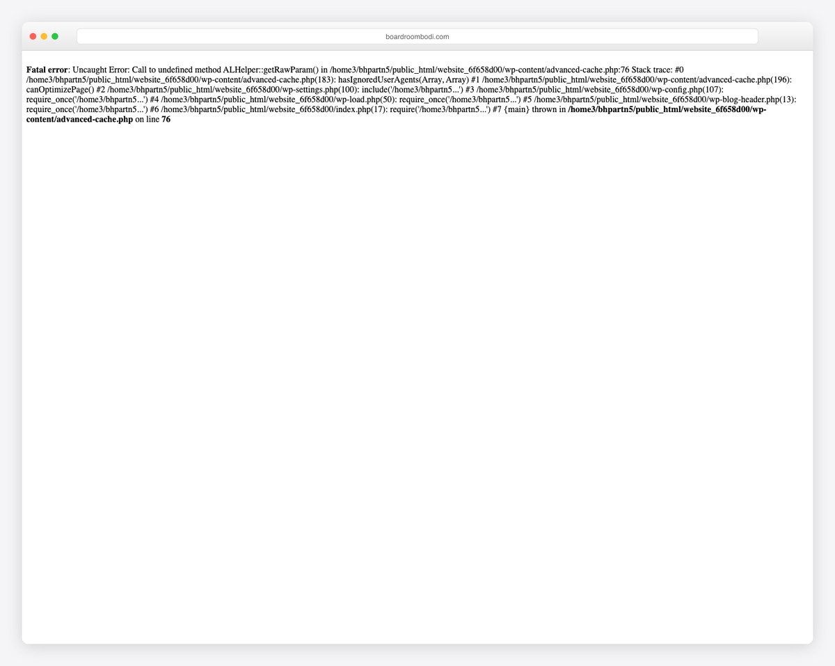 boardroom bodi fitness bluehost website example