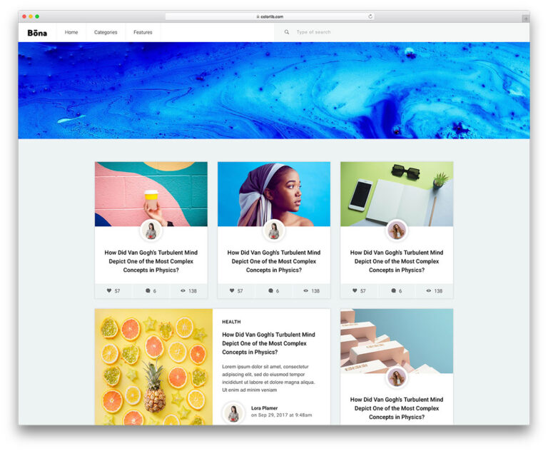 36 Best Free Bootstrap Blog Templates 2026 - Colorlib