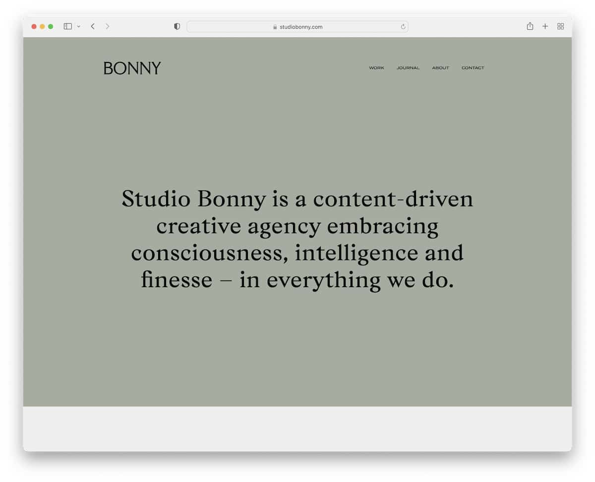 bonny small business website