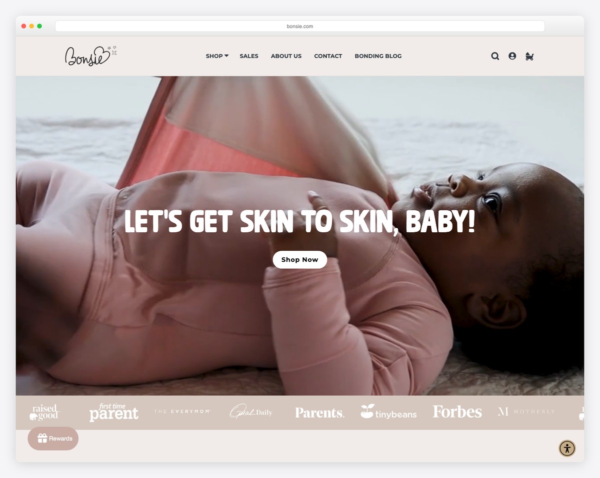 bonsie wix store example