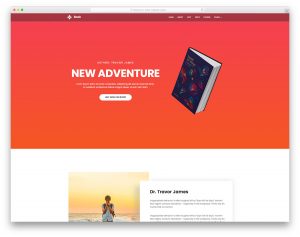 Book website template