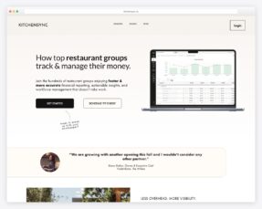 Bookkeeping website examples