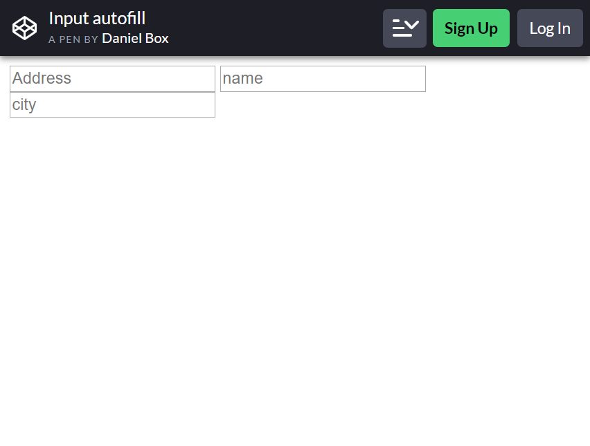 bootstrap autocomplete forms