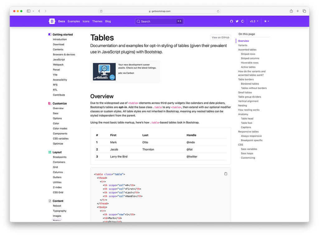 29 Free CSS3 & HTML Table Templates 2026 - Colorlib