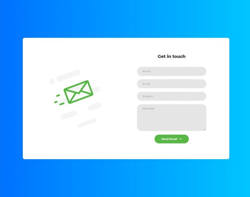 Free Application Form Template from colorlib.com