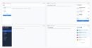 Grid of four free Bootstrap offcanvas examples — mobile drawer navigation, e-commerce cart drawer, dark admin sidebar with profile, and notifications panel