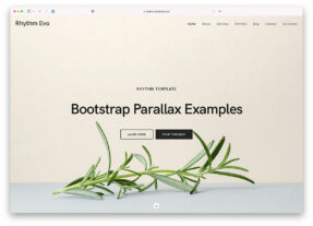 Bootstrap Parallax Examples