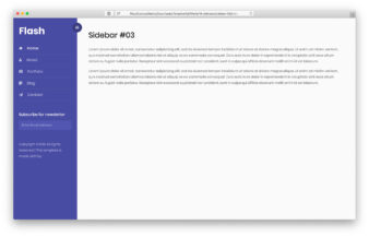Bootstrap Sidebar V03 UI snippet