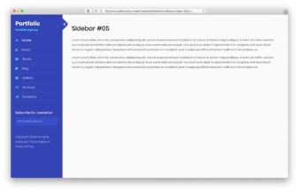 Bootstrap Sidebar V05 UI snippet